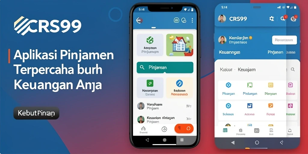 Antarmuka aplikasi CRS99 yang intuitif dan mudah digunakan untuk pengajuan pinjaman.